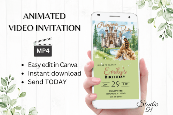 Download Princess Birthday Invitation - Girl - Birthday Collection