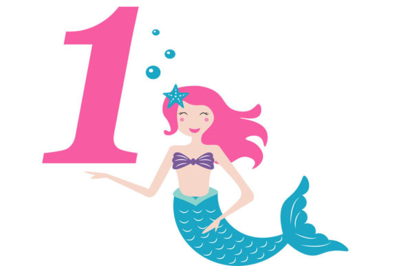 Download Mermaid Svg , Birthday Mermaid SVG , 1 S - Birthday Collection
