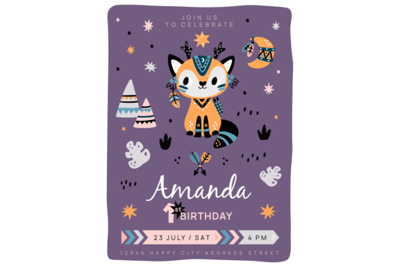 Download Cute Animals. Kids Birthday Party Invita - Birthday Collection