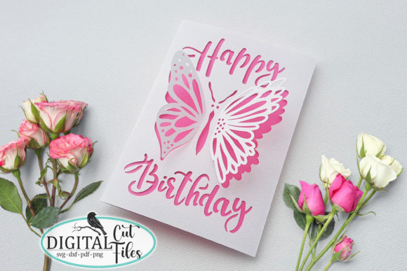 Download Pop Up Butterfly Birthday Card Svg - Birthday Collection