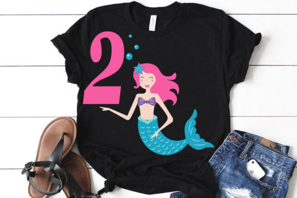 Download Mermaid Svg , Birthday Mermaid SVG , 2 N - Birthday Collection