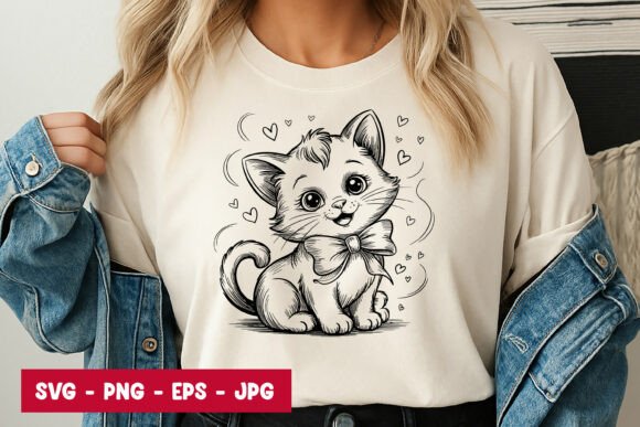 Download Cute Kitten Birthday Celebration SVG PNG - Birthday Collection