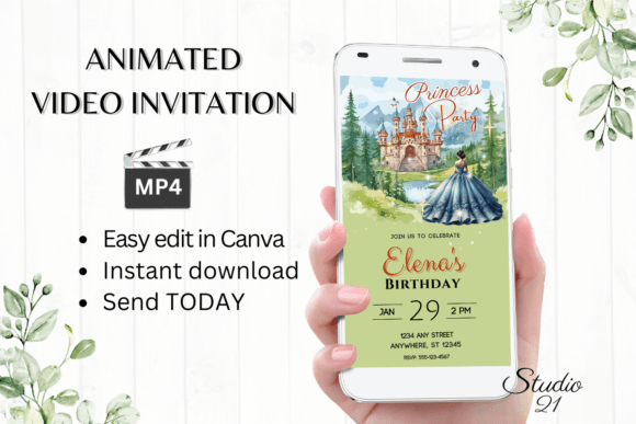 Download Princess Birthday Invitation - Girl - Birthday Collection