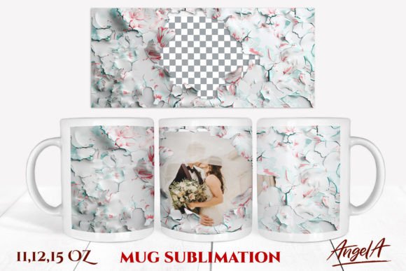 Download Photo Frame Mug, Floral Frame PNG - Premium Resources