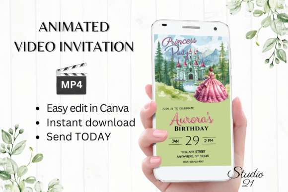 Download Princess Birthday Invitation - Girl - Birthday Collection
