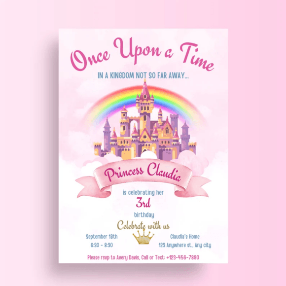 Download Princess Birthday Invitation Girl Prince - Birthday Collection